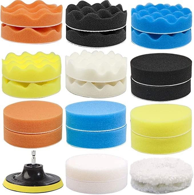 4in Car Foam Drill Polishing Pad Sponge Attachment 125g