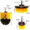 Wheel Wash 10cm Tire Drill Brush 3 Piece Kit APLUS 360 Degree Cleaning Angle