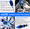 PP 19Pcs Car Detailing Brush Set With 17" Rim Wheel Brush