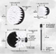 4 Pack Power Drill Brush Multi Purpose Extended Long Attachment Kit For Grout