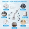ABS Cordless Electric Spin Scrubber With 6 Replaceable Brush Heads